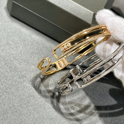 [LOXURA]MOVE 10TH PAVED DIAMOND BRACELET