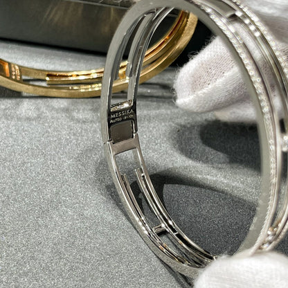 [LOXURA]MOVE 10TH PAVED DIAMOND BRACELET