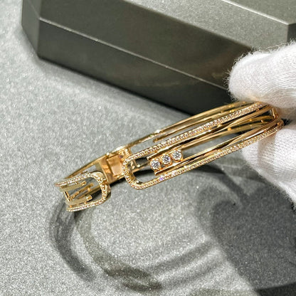 [LOXURA]MOVE 10TH PAVED DIAMOND BRACELET
