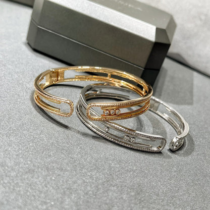 [LOXURA]MOVE 10TH PAVED DIAMOND BRACELET
