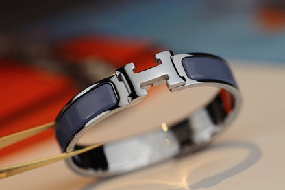 [LOXURA]H BRACELET 12MM BLUE GRAY