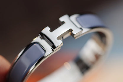 [LOXURA]H BRACELET 12MM BLUE GRAY