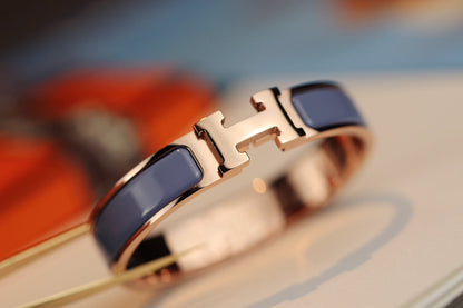 [LOXURA]H BRACELET 12MM BLUE GRAY