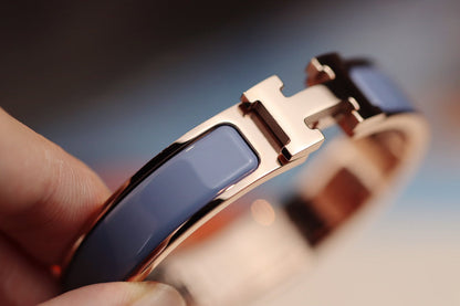 [LOXURA]H BRACELET 12MM BLUE GRAY