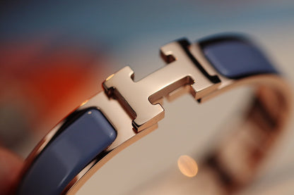 [LOXURA]H BRACELET 12MM BLUE GRAY