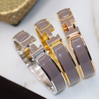 [LOXURA]H BRACELET 12MM BROWN