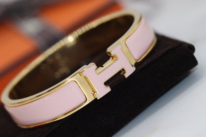 [LOXURA]H BRACELET 12MM PINK
