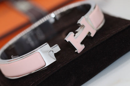 [LOXURA]H BRACELET 12MM PINK