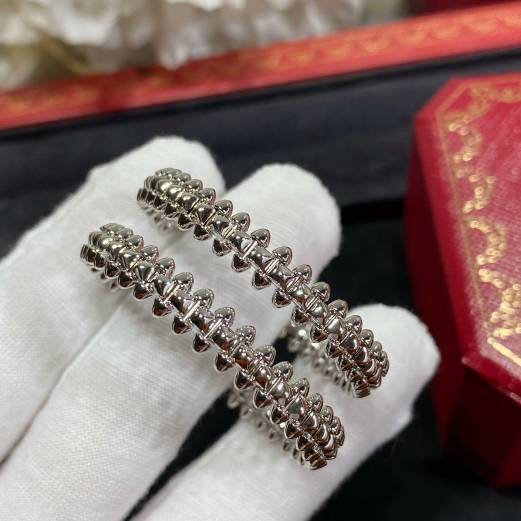 [LOXURA]CLASH LARGE HOOP EARRINGS