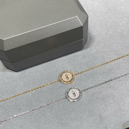 [LOXURA]LUCKY MOVE DIAMOND PAVED BRACELET