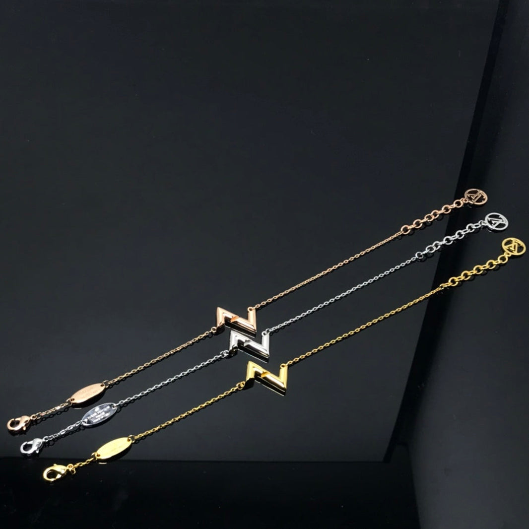[LOXURA]VOLT LV LOGO BRACELET