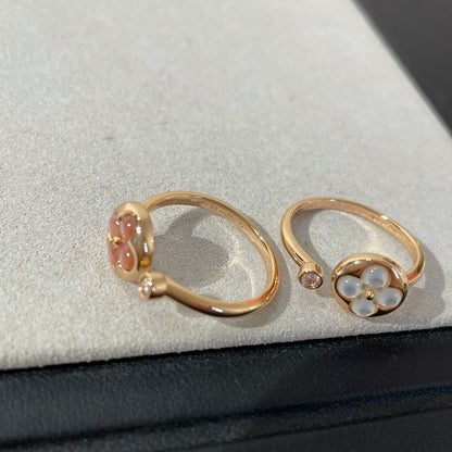 [LOXURA]SUN 1 DIAMOND PINK MOP RING