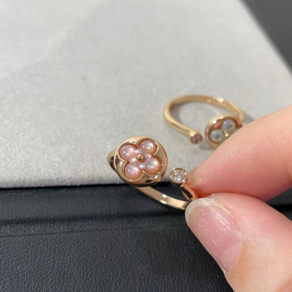 [LOXURA]SUN 1 DIAMOND PINK MOP RING