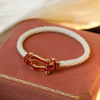 [LOXURA]FORCE 10 WHITE TEXTILE DIAMOND PAVED
