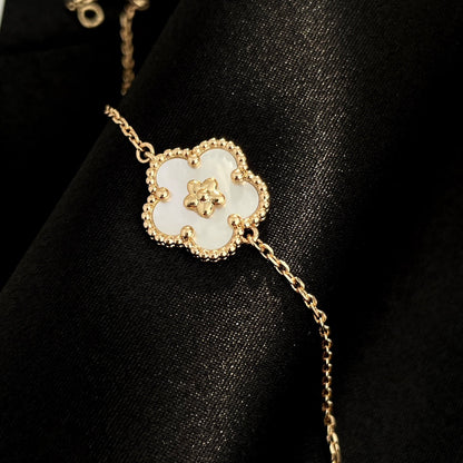 [LOXURA]LUCKY SPRING ROSE GOLD MOP BRACELET