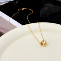 [LOXURA]BEE MINI PEDANT DIAMOND NECKLACE