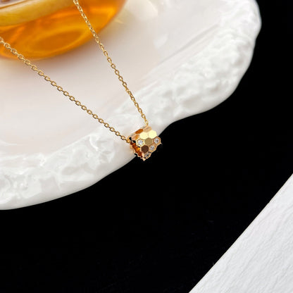 [LOXURA]BEE MINI PEDANT DIAMOND NECKLACE