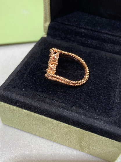 [LOXURA]CLOVER RIVERSIBLE RING ROSE GOLD COLLECTION