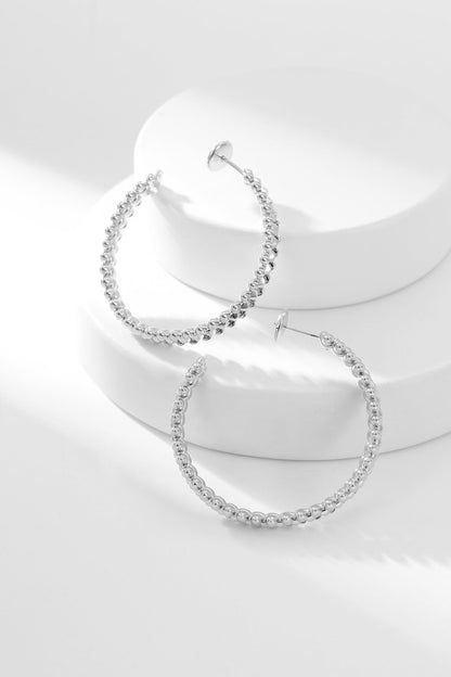 [LOXURA]CLASH HOOP EARRINGS
