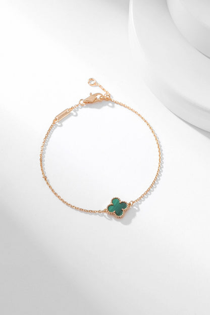 [LOXURA]CLOVER BRACELET MALACHITE 1 MOTIF