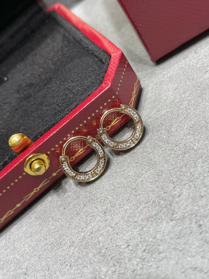 [LOXURA]LOVE DIAMOND EARRINGS