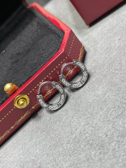[LOXURA]LOVE DIAMOND EARRINGS