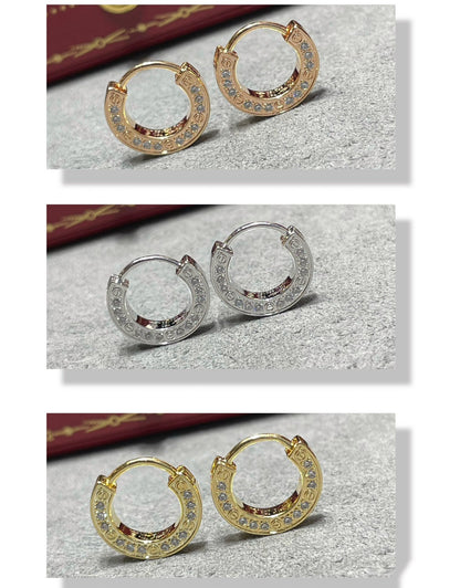 [LOXURA]LOVE DIAMOND EARRINGS