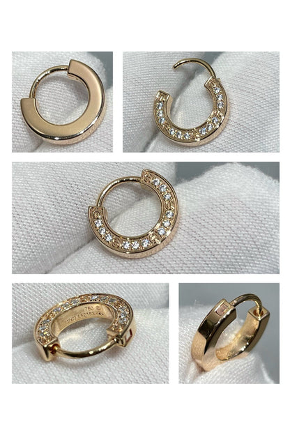 [LOXURA]LOVE DIAMOND EARRINGS