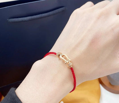 [LOXURA]FORCE 10 HALF DIAMOND PINK GOLD RED CORDERI LARGE AND MEDIUM MODEL