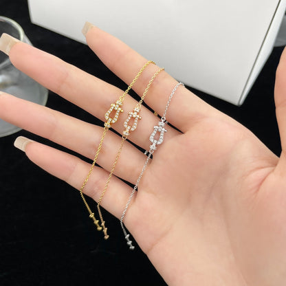 [LOXURA]FORCE 10 FULL DIAMOND BUCKLE CHAIN LINK MINI MODEL