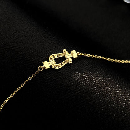 [LOXURA]FORCE 10 FULL DIAMOND BUCKLE CHAIN LINK MINI MODEL