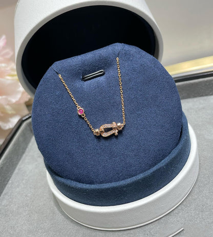 [LOXURA]FORCE 10 DIAMOND CHAIN LINK PINK GOLD BRACELET