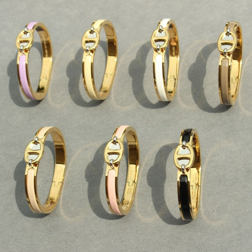 [LOXURA]CLIC CHAINE GOLD BRACELET