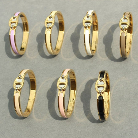 [LOXURA]CLIC CHAINE GOLD BRACELET