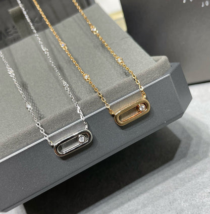 [LOXURA]MOVE UNO DIAMOND NECKLACE