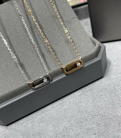 [LOXURA]MOVE UNO DIAMOND NECKLACE