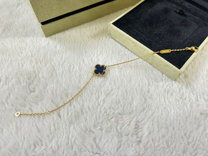 [LOXURA]CLOVER 1 MOTIF PIETERSITE BRACELET