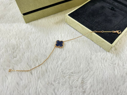 [LOXURA]CLOVER 1 MOTIF PIETERSITE BRACELET
