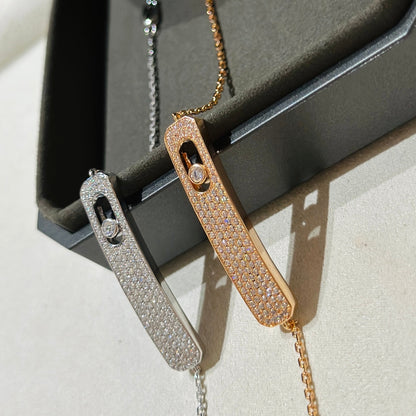 [LOXURA]MOVE CLASSIQUE DIAMOND PAVED BRACELET