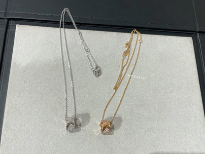 [LOXURA]LIENS EVIDENCE DIAMOND PAVED NECKLACE