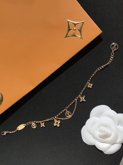 [LOXURA]BLOOMING PINK GOLD MOP BRACELET