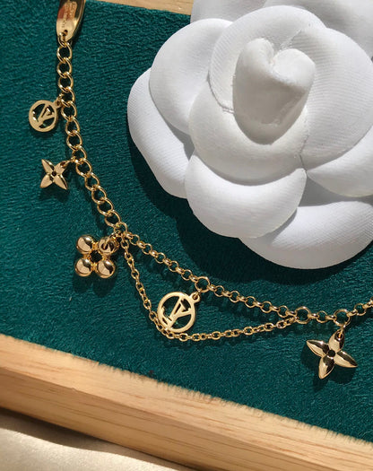 [LOXURA]BLOOMING PINK GOLD MOP BRACELET