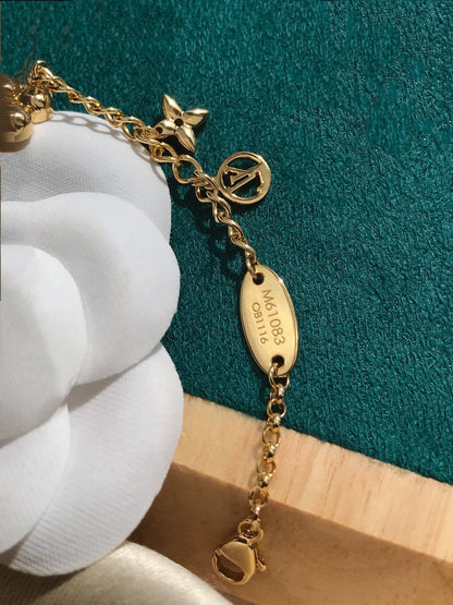 [LOXURA]BLOOMING PINK GOLD MOP BRACELET