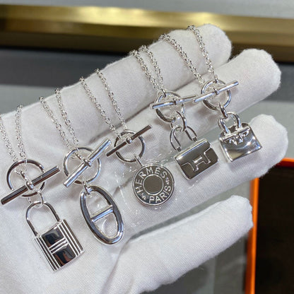 [LOXURA]CONSTANCE PEDANT SILVER NECKLACE