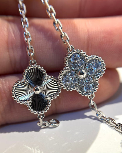 [LOXURA] CLOVER 5 MOTIF LASER BRACELET COLLECTION