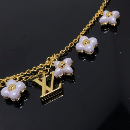 [LOXURA]LOGO 6 MOTIF STAR AND SUN GOLD BRACELET