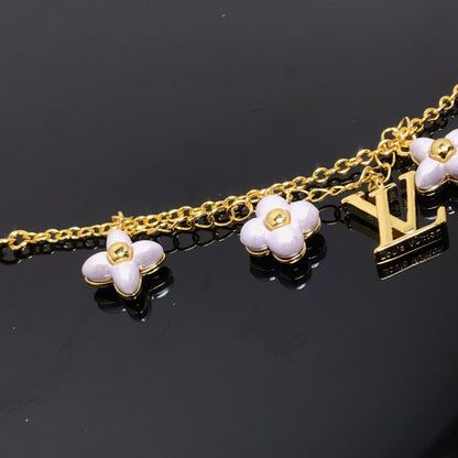 [LOXURA]LOGO 6 MOTIF STAR AND SUN GOLD BRACELET