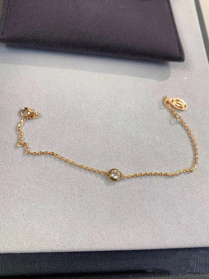 [LOXURA]DAMOUR DIAMOND LINK BRACELET