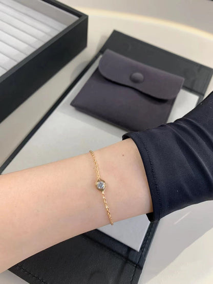 [LOXURA]DAMOUR DIAMOND LINK BRACELET