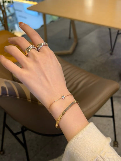 [LOXURA]DAMOUR DIAMOND LINK BRACELET